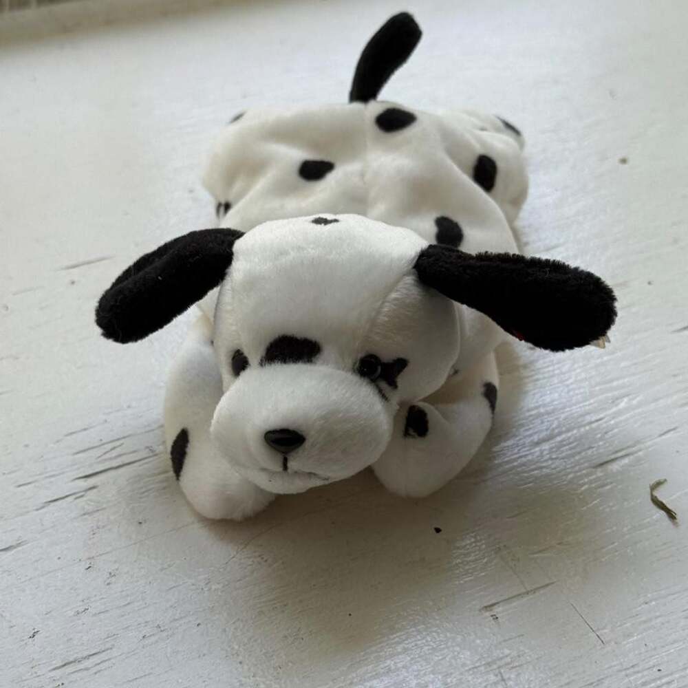 Ty Beanie Baby Vintage Dotty The Dalmatian Plush Toy